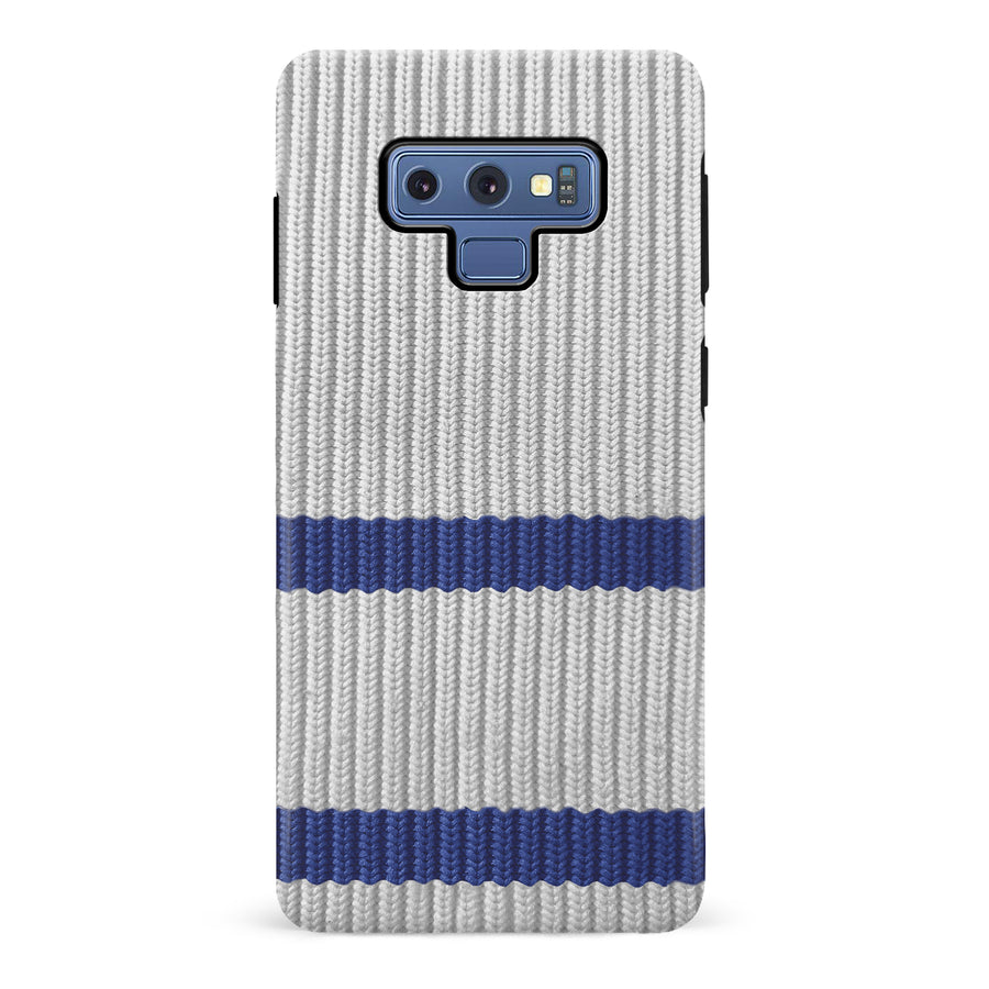 Samsung Galaxy Note 9 Hockey Sock Phone Case - Toronto Maple Leafs Away