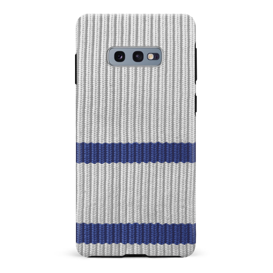 Samsung Galaxy S10e Hockey Sock Phone Case - Toronto Maple Leafs Away