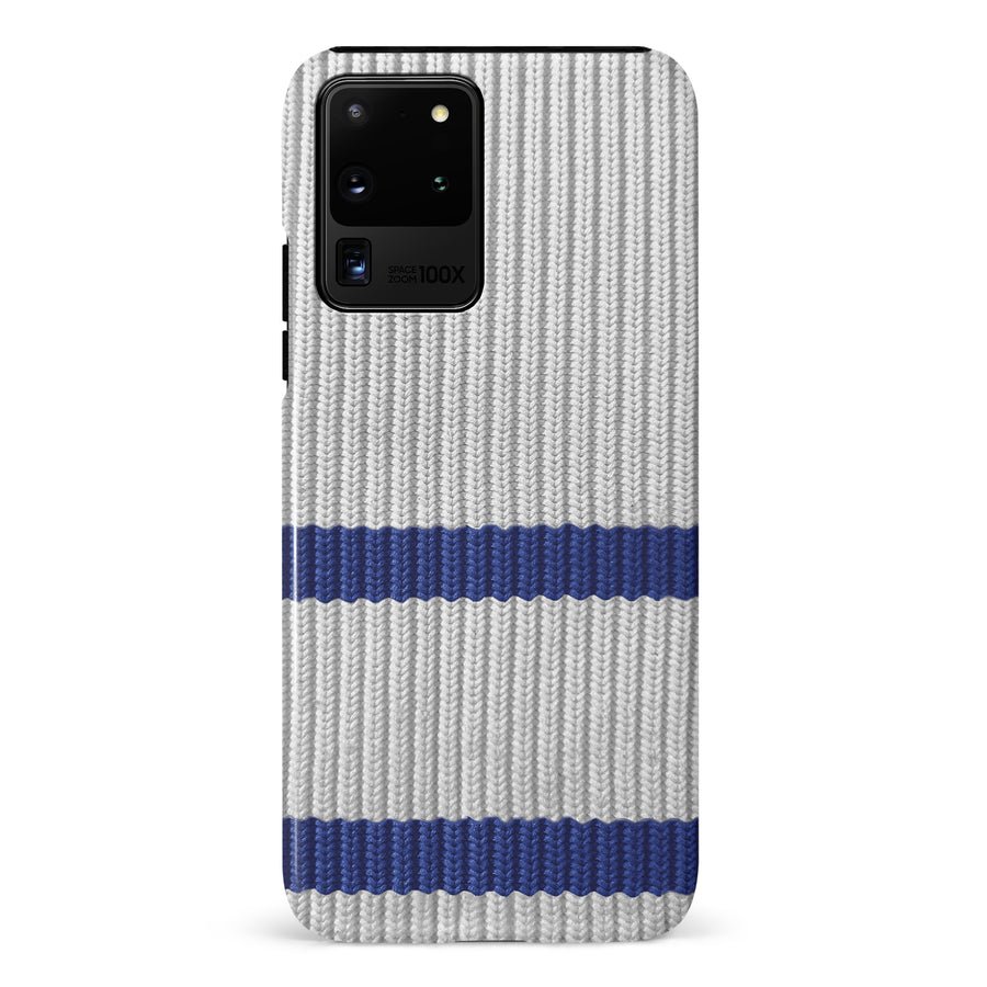 Samsung Galaxy S20 Ultra Hockey Sock Phone Case - Toronto Maple Leafs Away