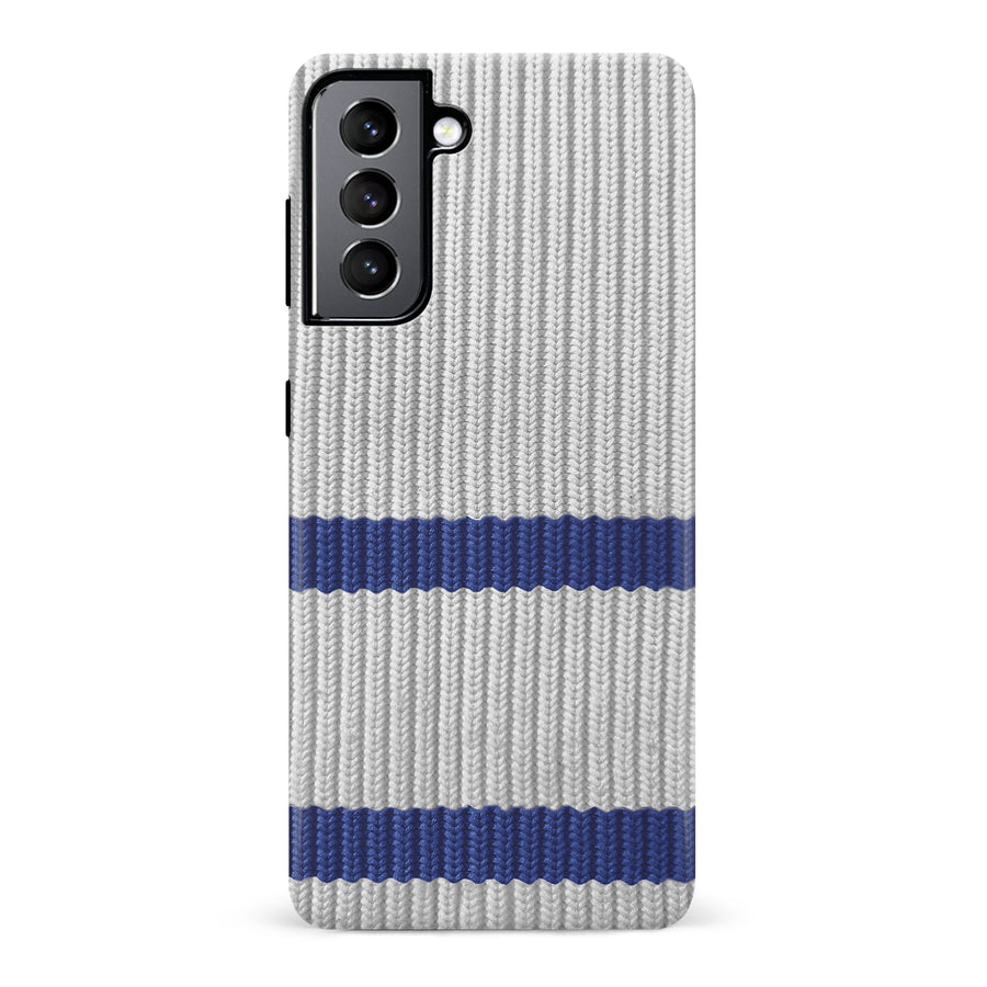 Samsung Galaxy S22 Hockey Sock Phone Case - Toronto Maple Leafs Away