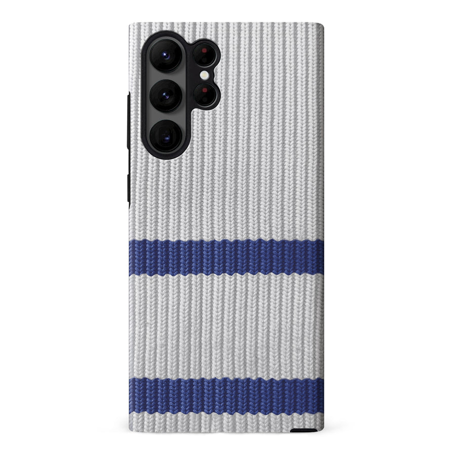 Samsung Galaxy S23 Ultra Hockey Sock Phone Case - Toronto Maple Leafs Away