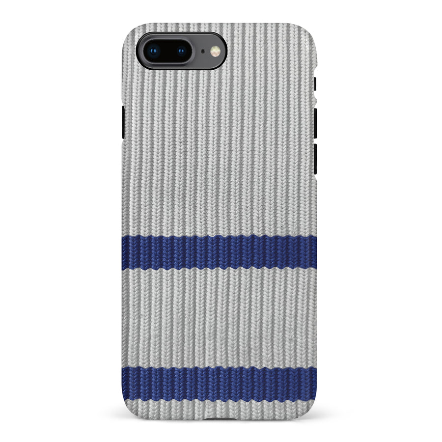 iPhone 8 Plus Hockey Sock Phone Case - Toronto Maple Leafs Away