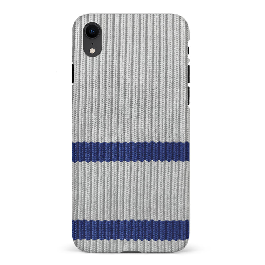 iPhone XR Hockey Sock Phone Case - Toronto Maple Leafs Away