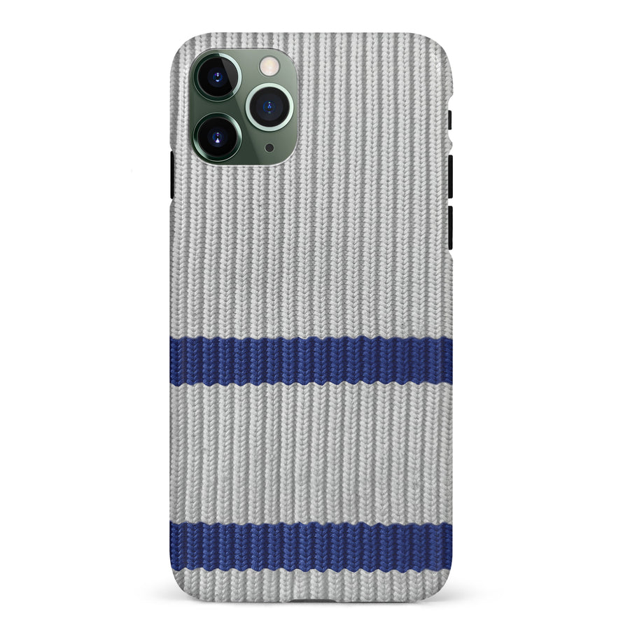 iPhone 11 Pro Hockey Sock Phone Case - Toronto Maple Leafs Away