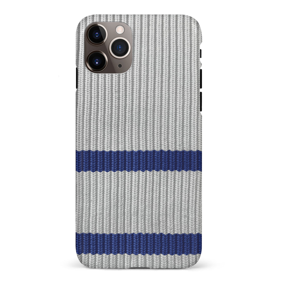 iPhone 11 Pro Max Hockey Sock Phone Case - Toronto Maple Leafs Away