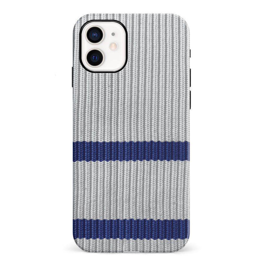 iPhone 12 Mini Hockey Sock Phone Case - Toronto Maple Leafs Away