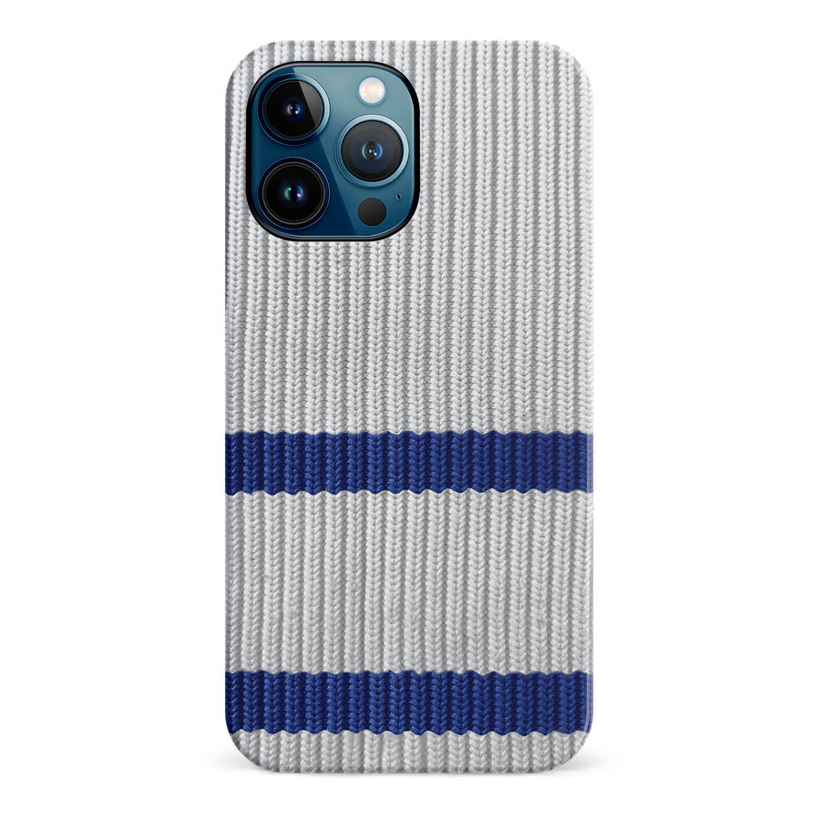 iPhone 12 Pro Max Hockey Sock Phone Case - Toronto Maple Leafs Away