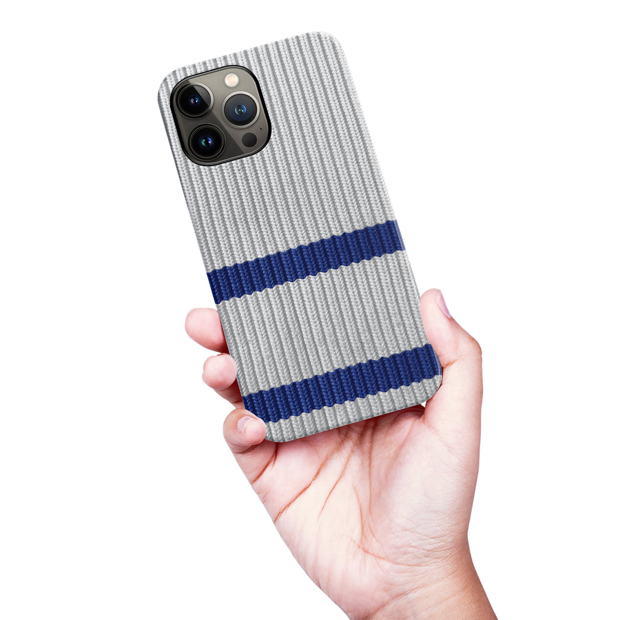 iPhone 13 Pro Max Hockey Sock Phone Case - Toronto Maple Leafs Away