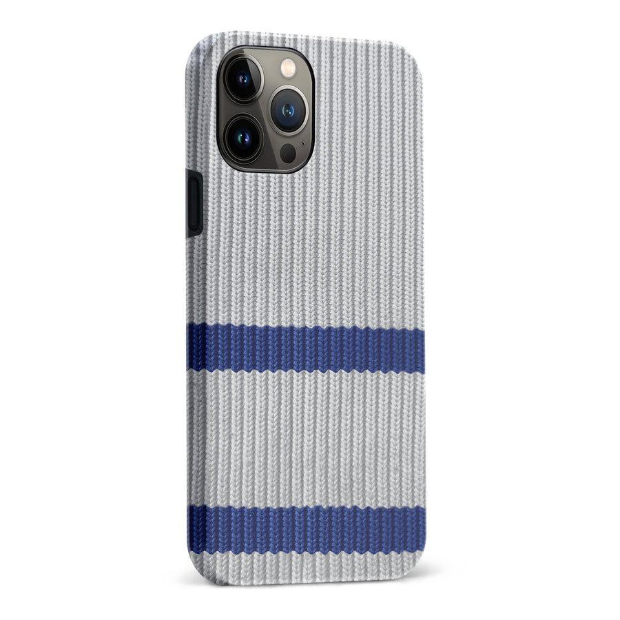 iPhone 13 Pro Max Hockey Sock Phone Case - Toronto Maple Leafs Away