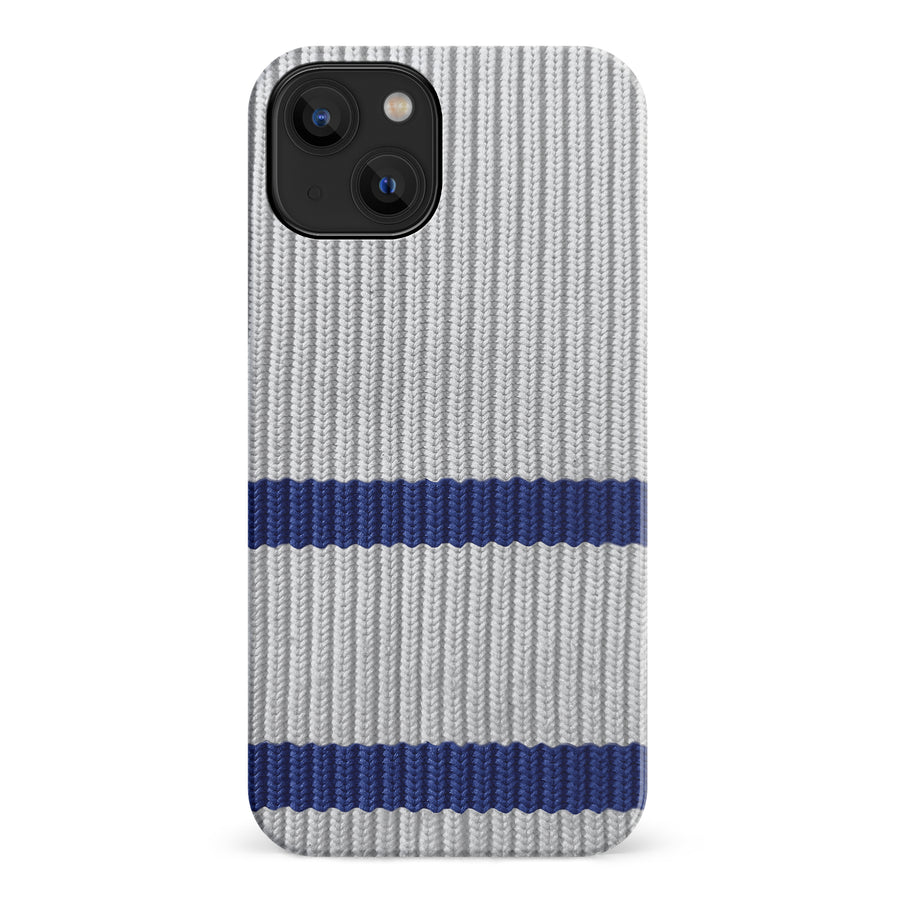 iPhone 14 Hockey Sock Phone Case - Toronto Maple Leafs Away