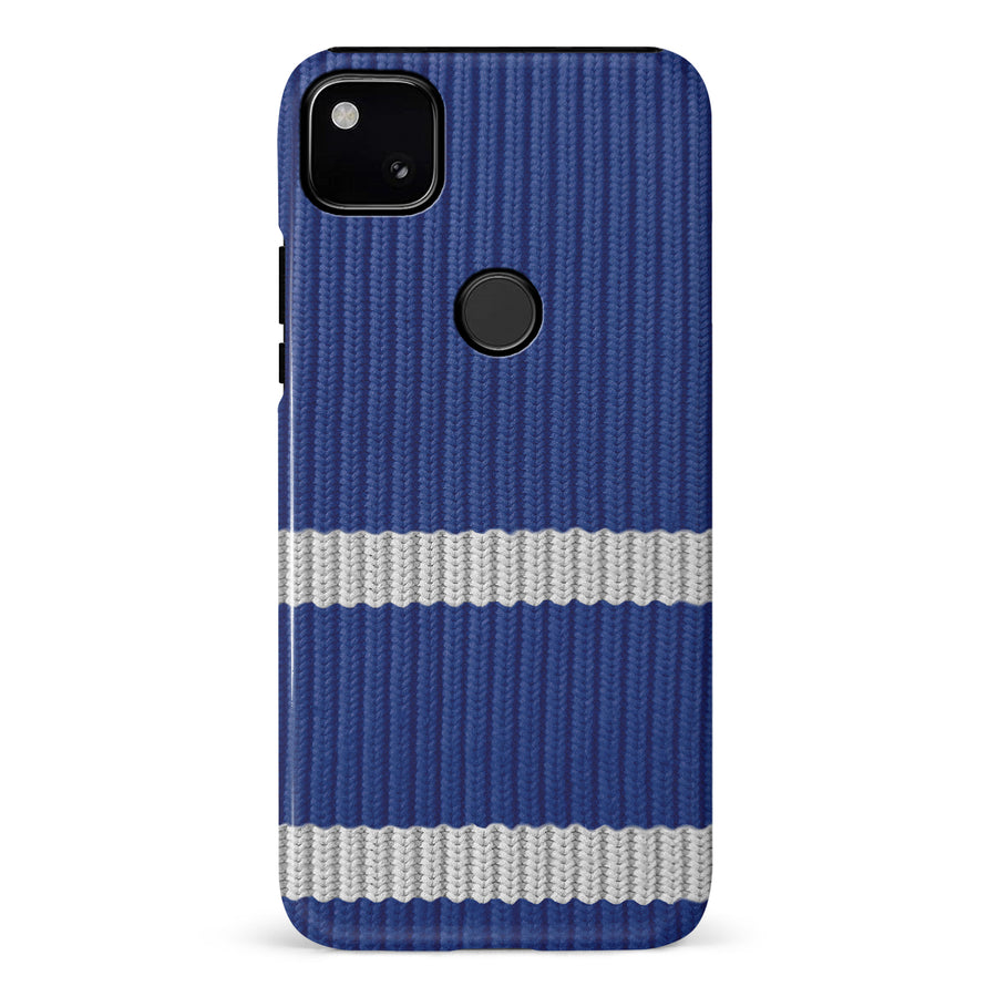 Google Pixel 4A Hockey Sock Phone Case - Toronto Maple Leafs Home