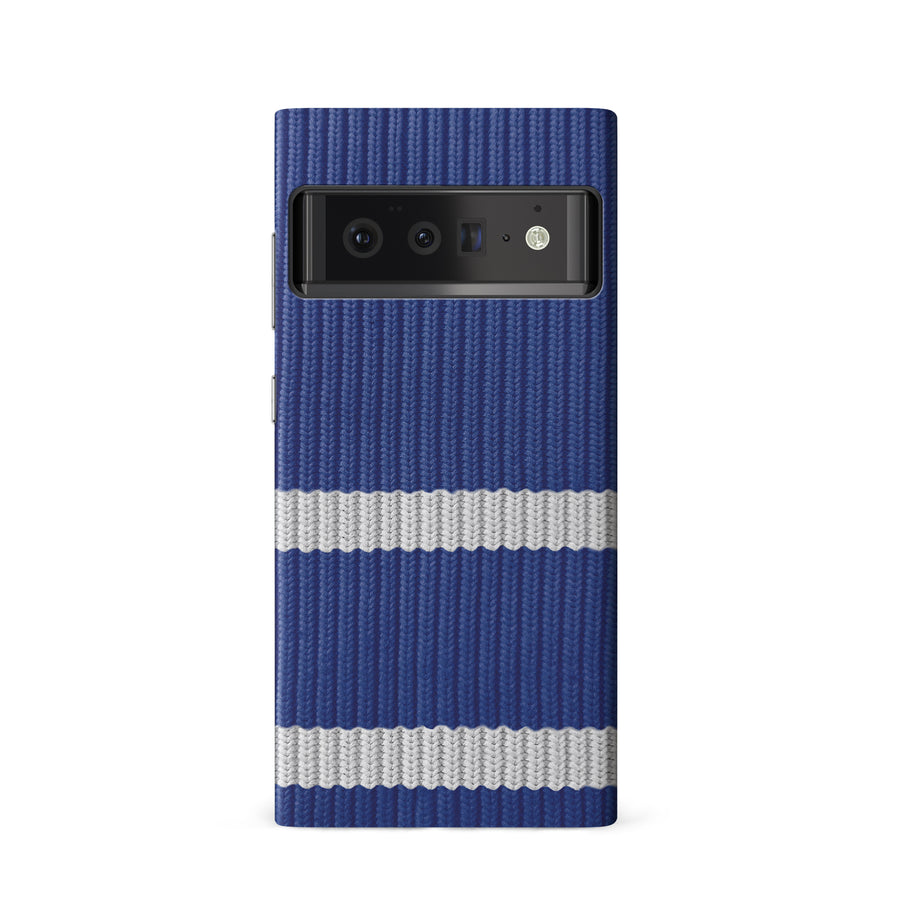 Google Pixel 6 Hockey Sock Phone Case - Toronto Maple Leafs Home