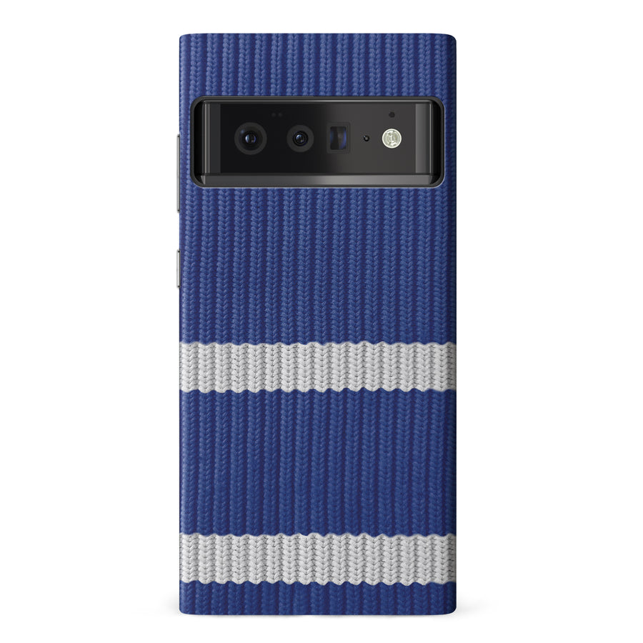 Google Pixel 6 Pro Hockey Sock Phone Case - Toronto Maple Leafs Home