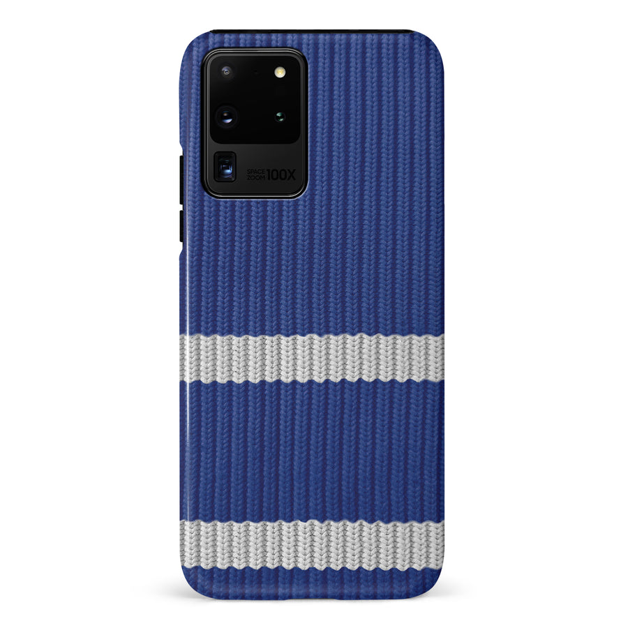 Samsung Galaxy S20 Ultra Hockey Sock Phone Case - Toronto Maple Leafs Home