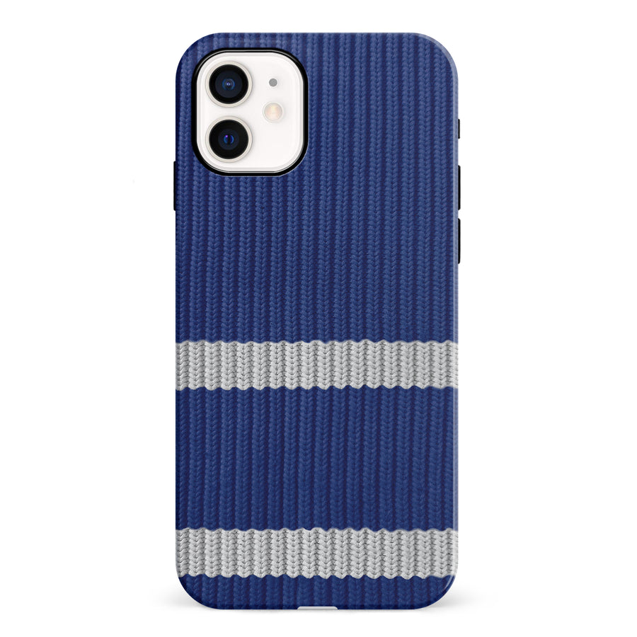 iPhone 12 Mini Hockey Sock Phone Case - Toronto Maple Leafs Home