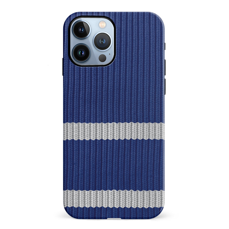 iPhone 12 Pro Hockey Sock Phone Case - Toronto Maple Leafs Home
