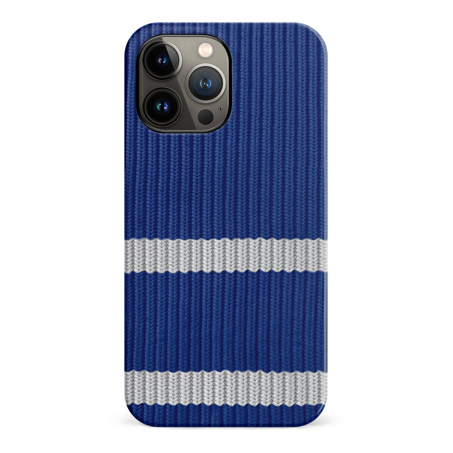 iPhone 13 Pro Max Hockey Sock Phone Case - Toronto Maple Leafs Home