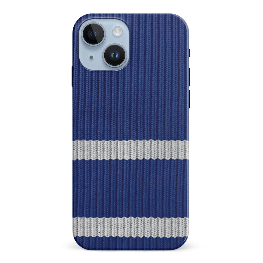 iPhone 15 Hockey Sock Phone Case - Toronto Maple Leafs Home