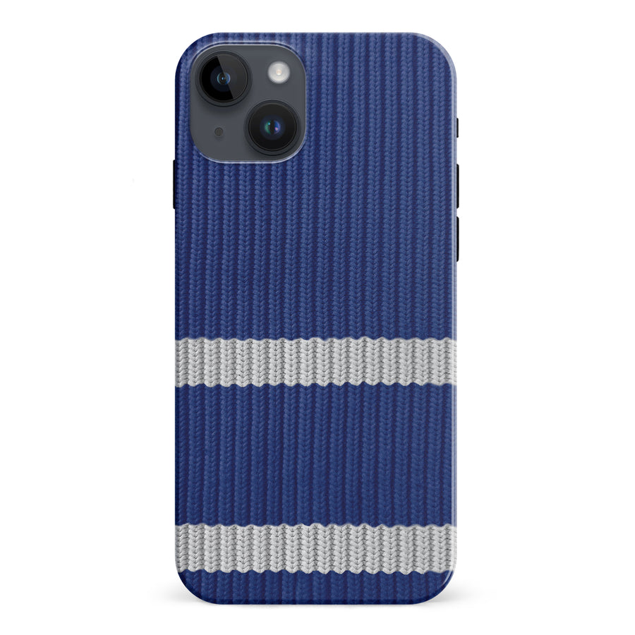 iPhone 15 Plus Hockey Sock Phone Case - Toronto Maple Leafs Home