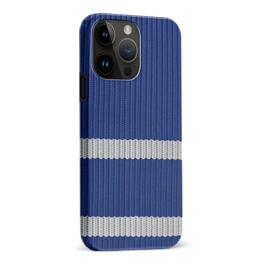 iPhone 15 Pro Max Hockey Sock Phone Case - Toronto Maple Leafs Home