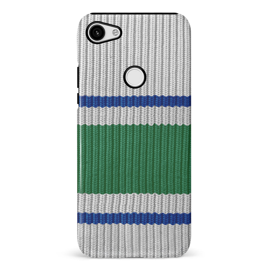 Google Pixel 3 XL Hockey Sock Phone Case - Vancouver Canucks Away