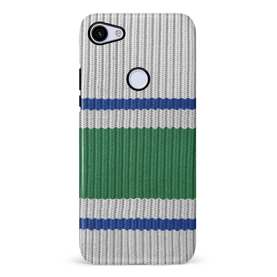 Google Pixel 3A Hockey Sock Phone Case - Vancouver Canucks Away