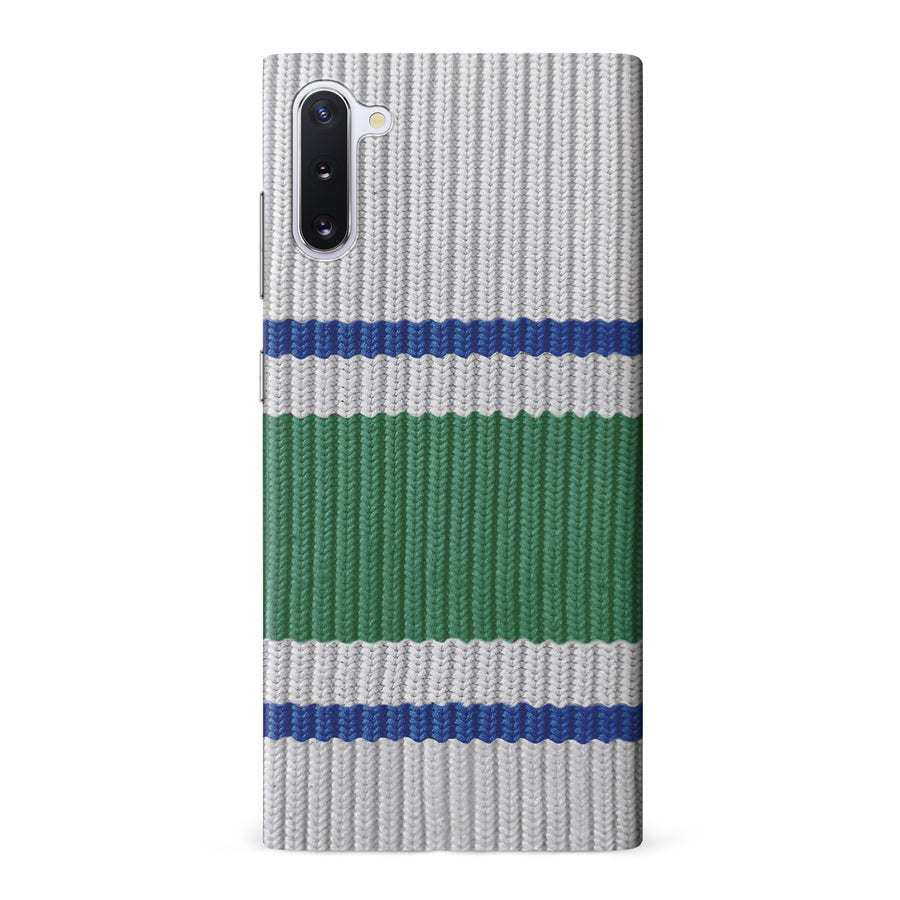 Samsung Galaxy Note 10 Hockey Sock Phone Case - Vancouver Canucks Away