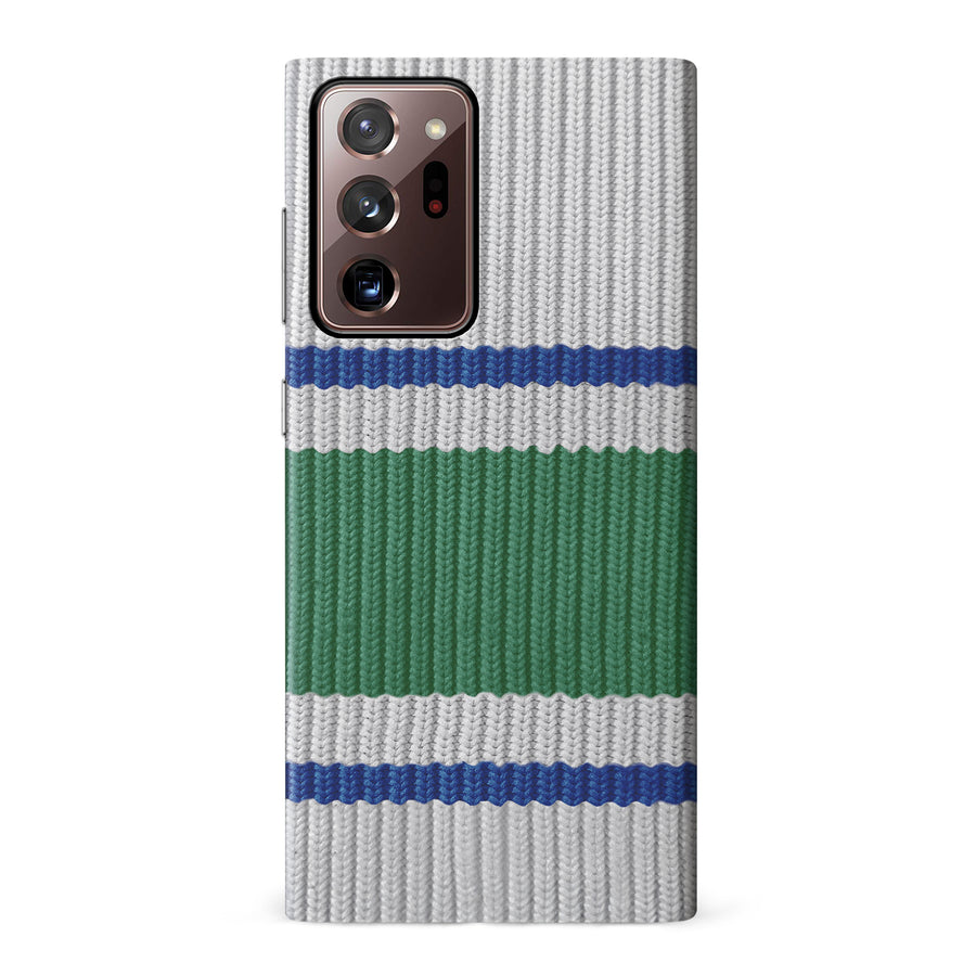 Samsung Galaxy Note 20 Ultra Hockey Sock Phone Case - Vancouver Canucks Away