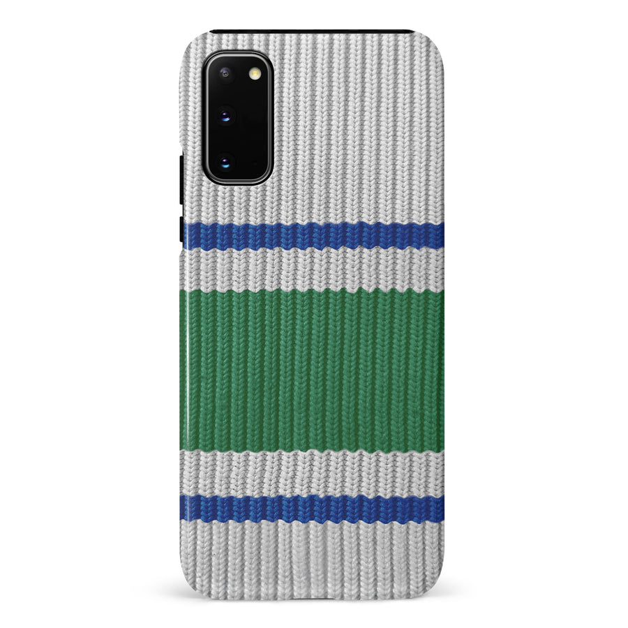 Samsung Galaxy S20 Hockey Sock Phone Case - Vancouver Canucks Away