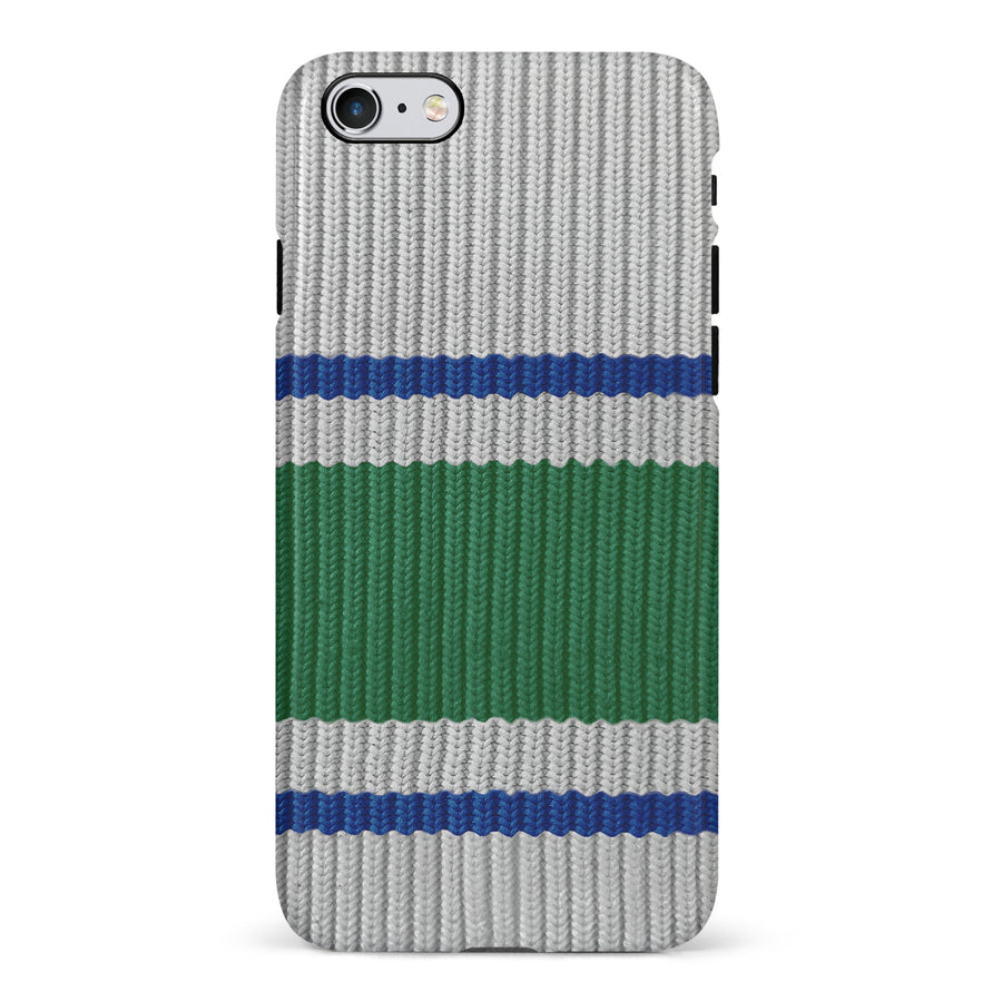 iPhone 6S Plus Hockey Sock Phone Case - Vancouver Canucks Away