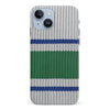 iPhone 15 Hockey Sock Phone Case - Vancouver Canucks Away