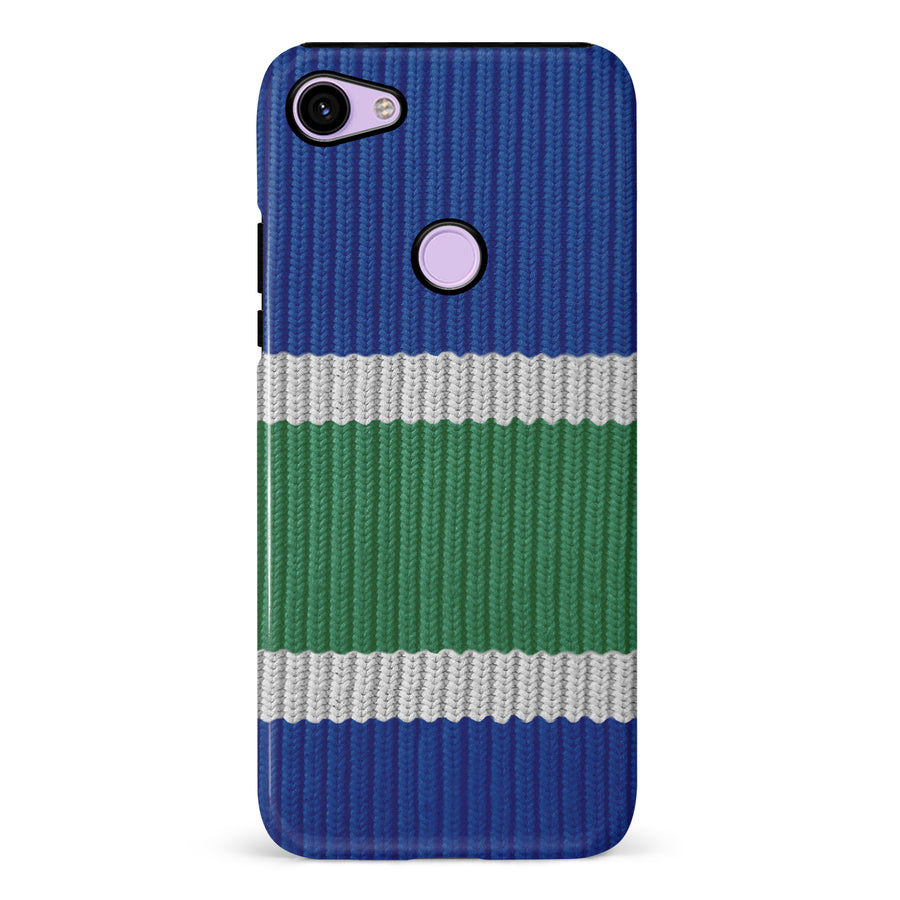 Google Pixel 3 Hockey Sock Phone Case - Vancouver Canucks Home