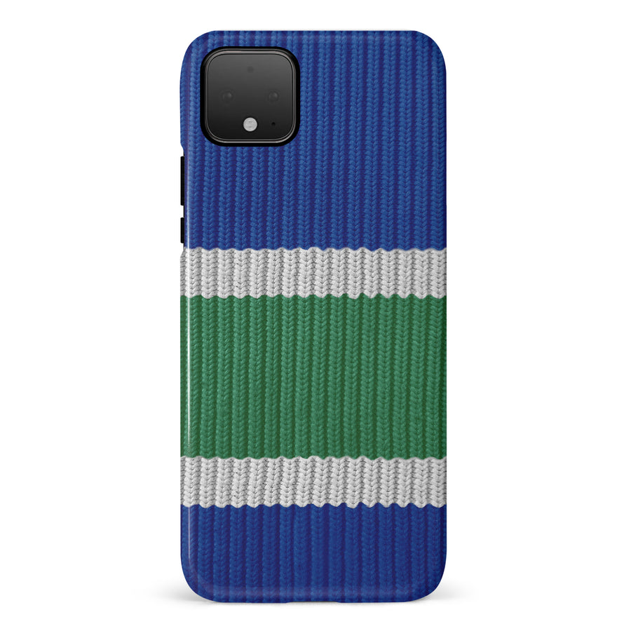 Google Pixel 4 Hockey Sock Phone Case - Vancouver Canucks Home