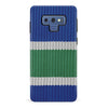 Samsung Galaxy Note 9 Hockey Sock Phone Case - Vancouver Canucks Home