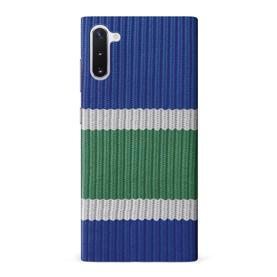 Samsung Galaxy Note 10 Hockey Sock Phone Case - Vancouver Canucks Home