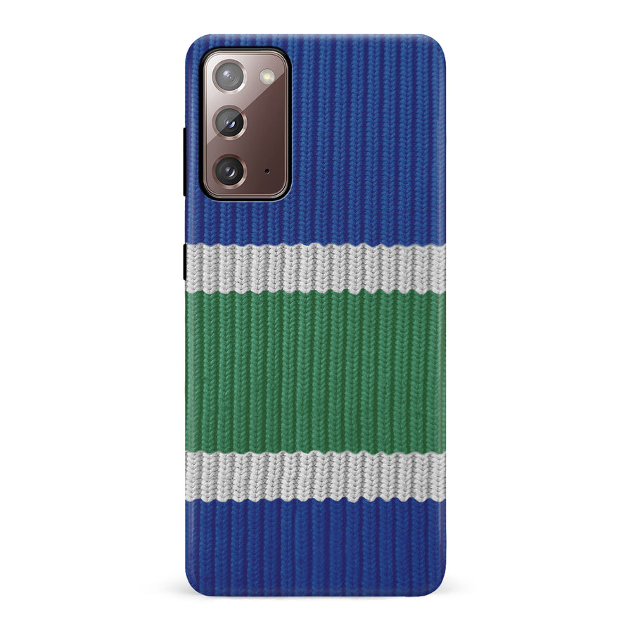 Samsung Galaxy Note 20 Hockey Sock Phone Case - Vancouver Canucks Home