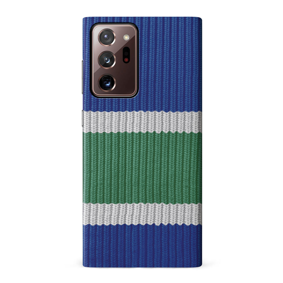 Samsung Galaxy Note 20 Ultra Hockey Sock Phone Case - Vancouver Canucks Home