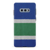Samsung Galaxy S10e Hockey Sock Phone Case - Vancouver Canucks Home