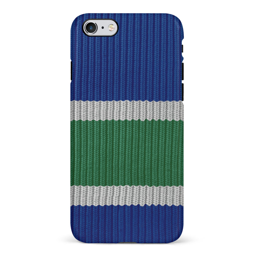 iPhone 6S Plus Hockey Sock Phone Case - Vancouver Canucks Home