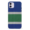 iPhone 11 Hockey Sock Phone Case - Vancouver Canucks Home