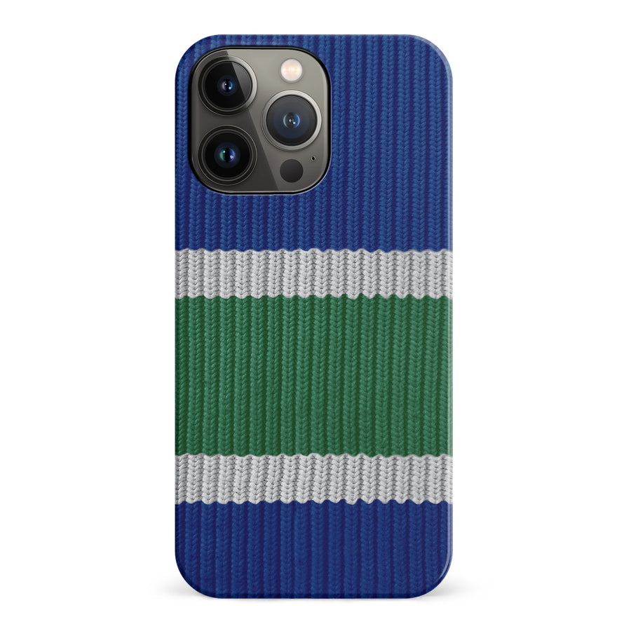 iPhone 14 Pro Hockey Sock Phone Case - Vancouver Canucks Home