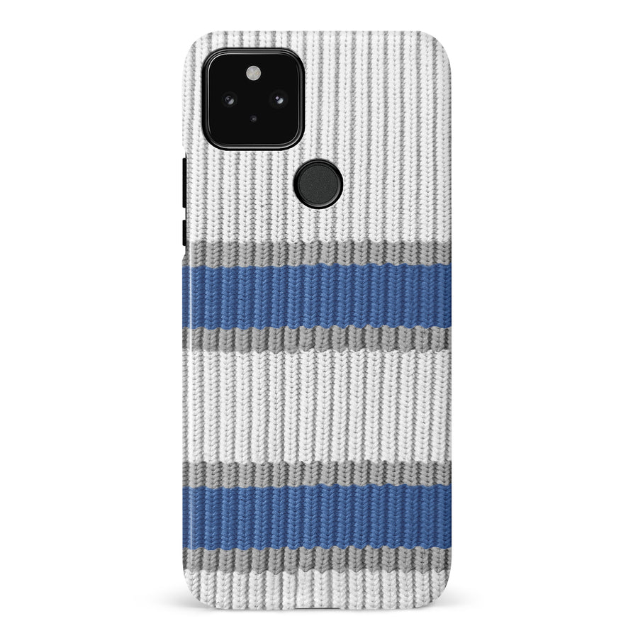 Google Pixel 5 Hockey Sock Phone Case - Winnipeg Jets Away