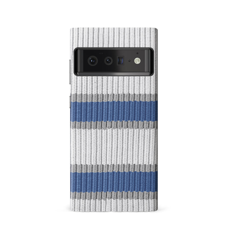 Google Pixel 6 Hockey Sock Phone Case - Winnipeg Jets Away