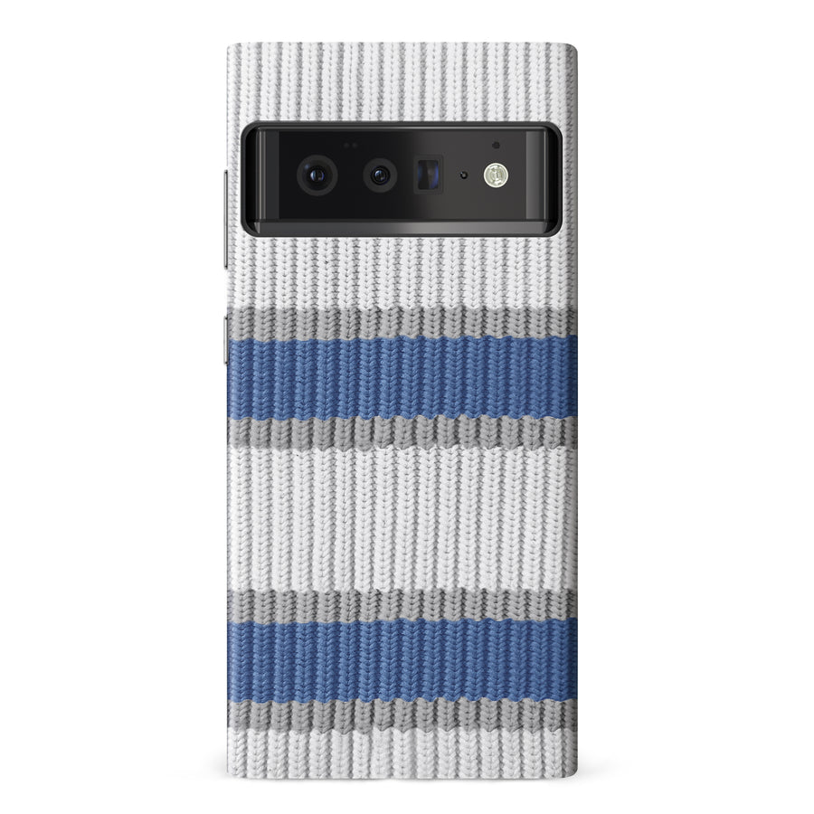Google Pixel 6 Pro Hockey Sock Phone Case - Winnipeg Jets Away