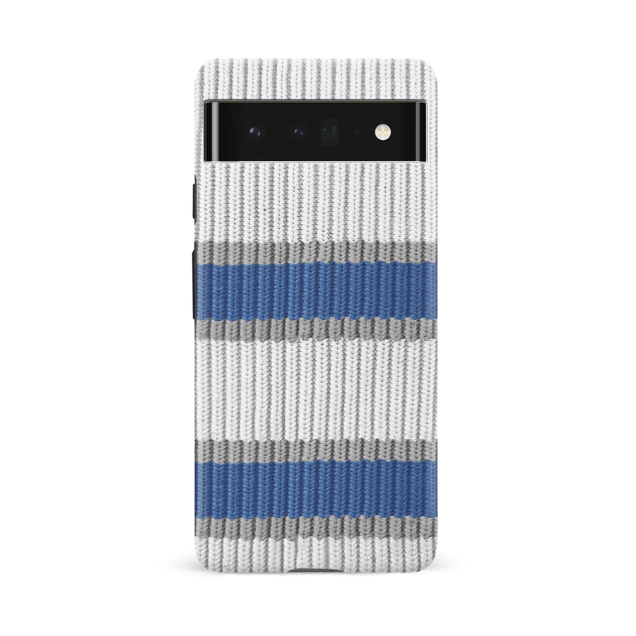 Google Pixel 6A Hockey Sock Phone Case - Winnipeg Jets Away