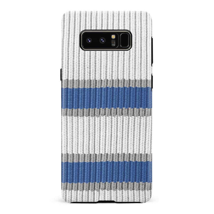 Samsung Galaxy Note 8 Hockey Sock Phone Case - Winnipeg Jets Away