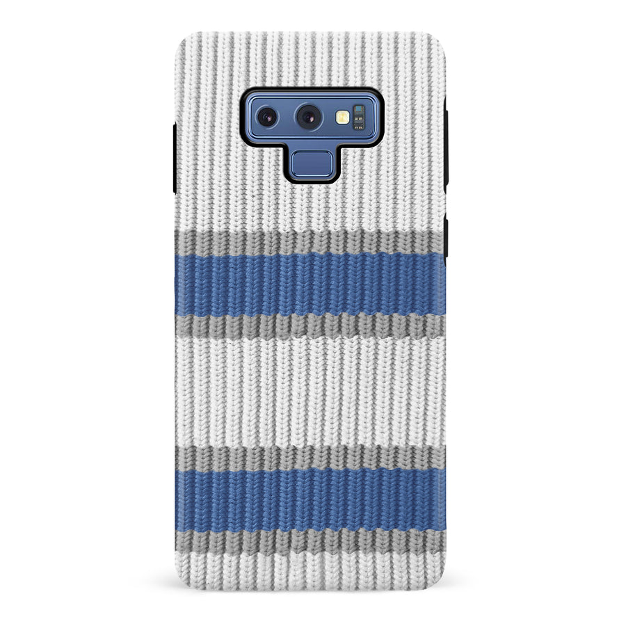 Samsung Galaxy Note 9 Hockey Sock Phone Case - Winnipeg Jets Away