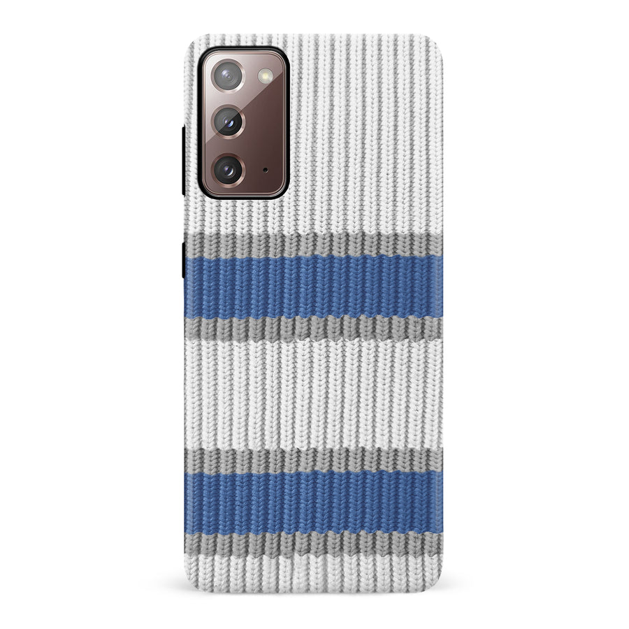 Samsung Galaxy Note 20 Hockey Sock Phone Case - Winnipeg Jets Away