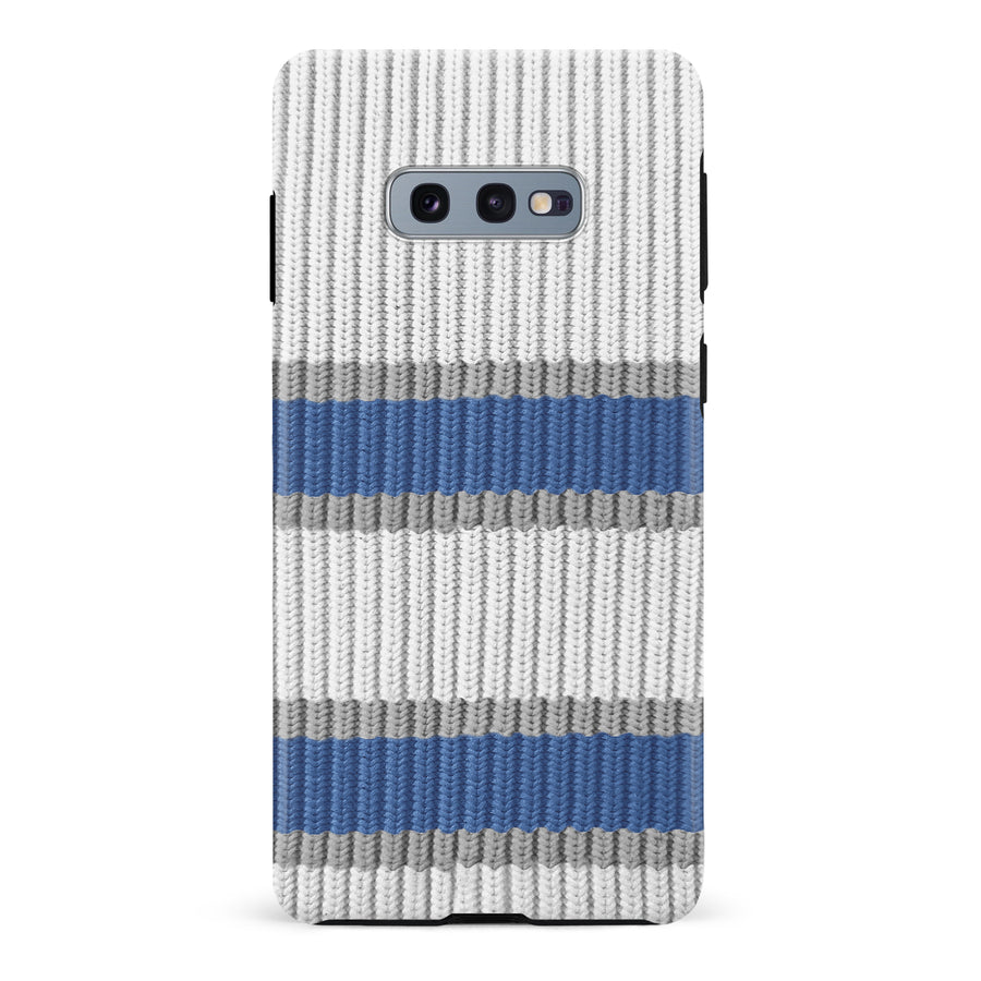 Samsung Galaxy S10e Hockey Sock Phone Case - Winnipeg Jets Away