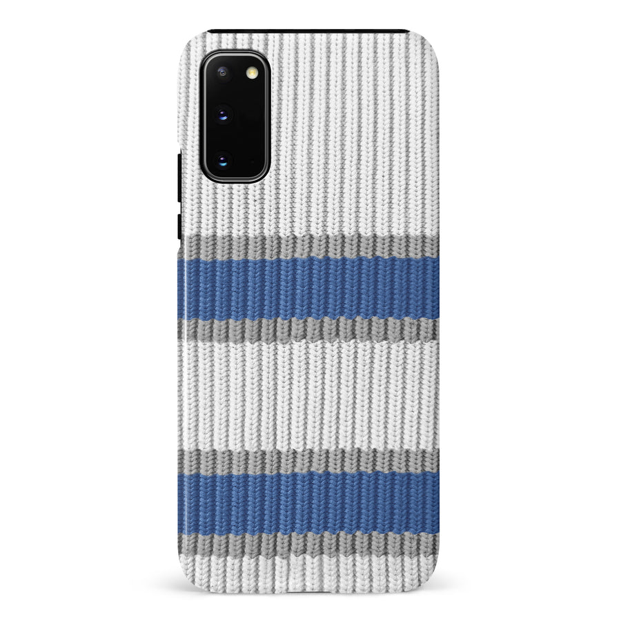 Samsung Galaxy S20 Hockey Sock Phone Case - Winnipeg Jets Away